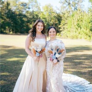 Satin Bridesmaid Gown